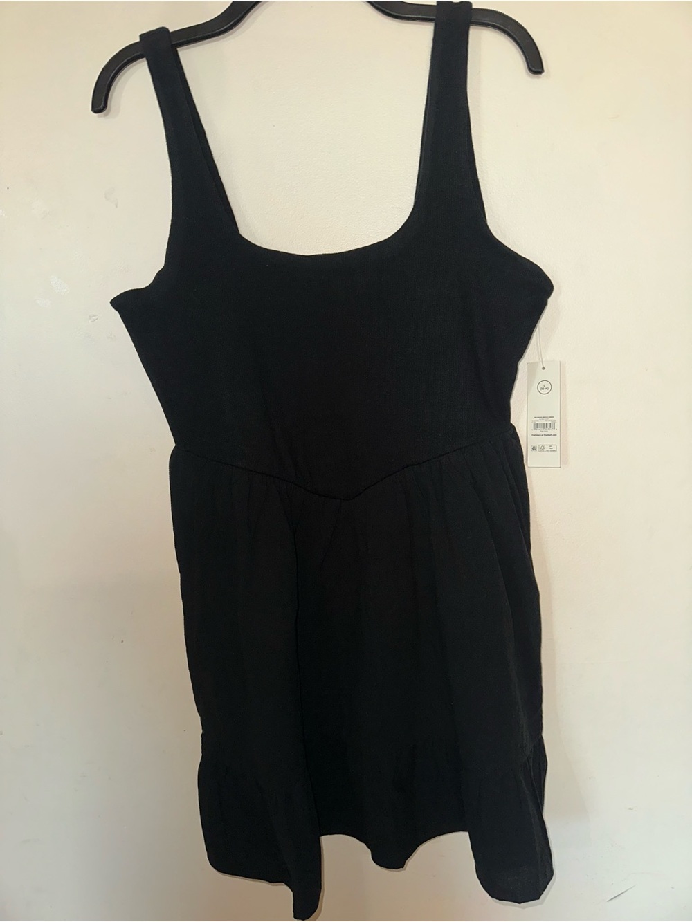 Simple Black Sleeveless Sundress